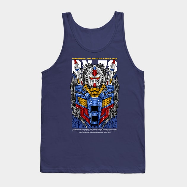 RX78 Robot Design Tank Top by Harrisaputra